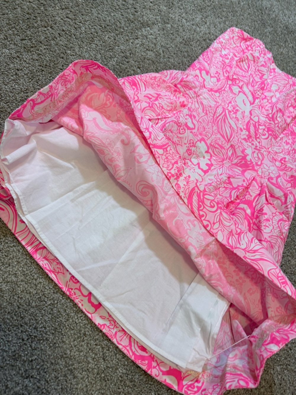 Lilly Pulitzer Pink Floral Strapless Sundress - Picture 5 of 10